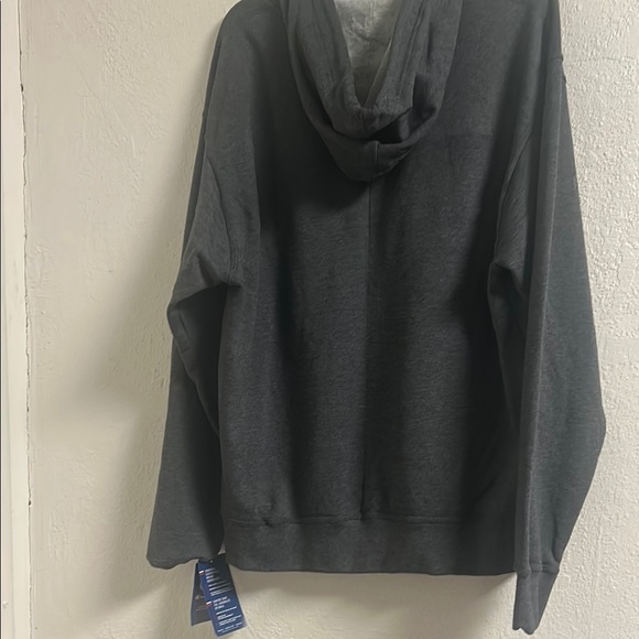 Champion Gray Pullover Hoodie with Relaxed Fit - Picture 5 of 5